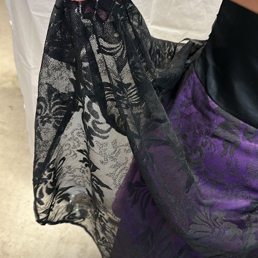 NWOT Steampunk Corseted Hi-Lo Lace Cocktail Dress - Picture 13 of 14